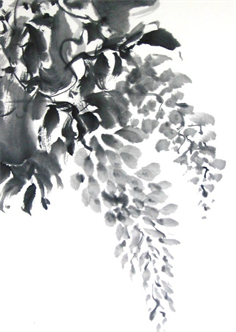 Sumi Painting: Spring Blossoms