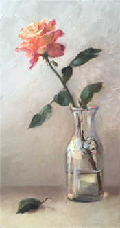 Painting the Flower in Oil