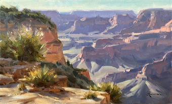 Plein Air Painting at the Grand Canyon: Arizona