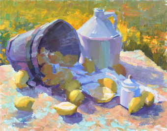 Plein Air Still Life: Creating the Illusion of Light Using Color