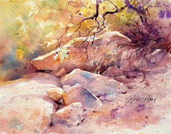 Watercolor Unleashed – The Rocky Landscape ONLINE