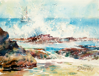 Watercolor Unleashed! WET & WILD OCEAN