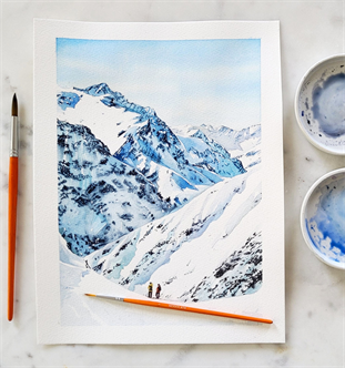 Winter Watercolor Themes