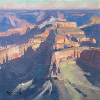 Plein Air Painting at Grand Canyon