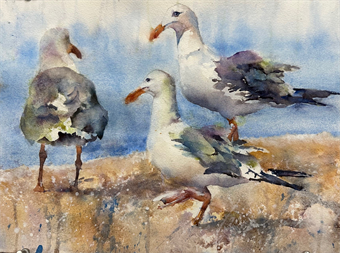 Painting Birds In Watercolor ONLINE
