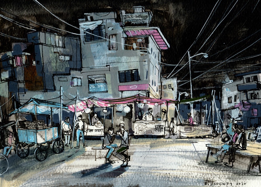 Urban Sketching - A Street View World Tour (First Thursday of every month)