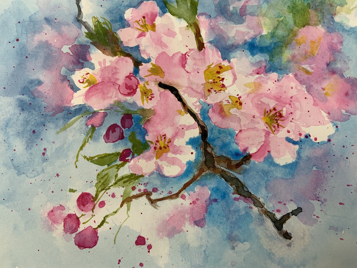 Spring Sketchbook + Watercolor