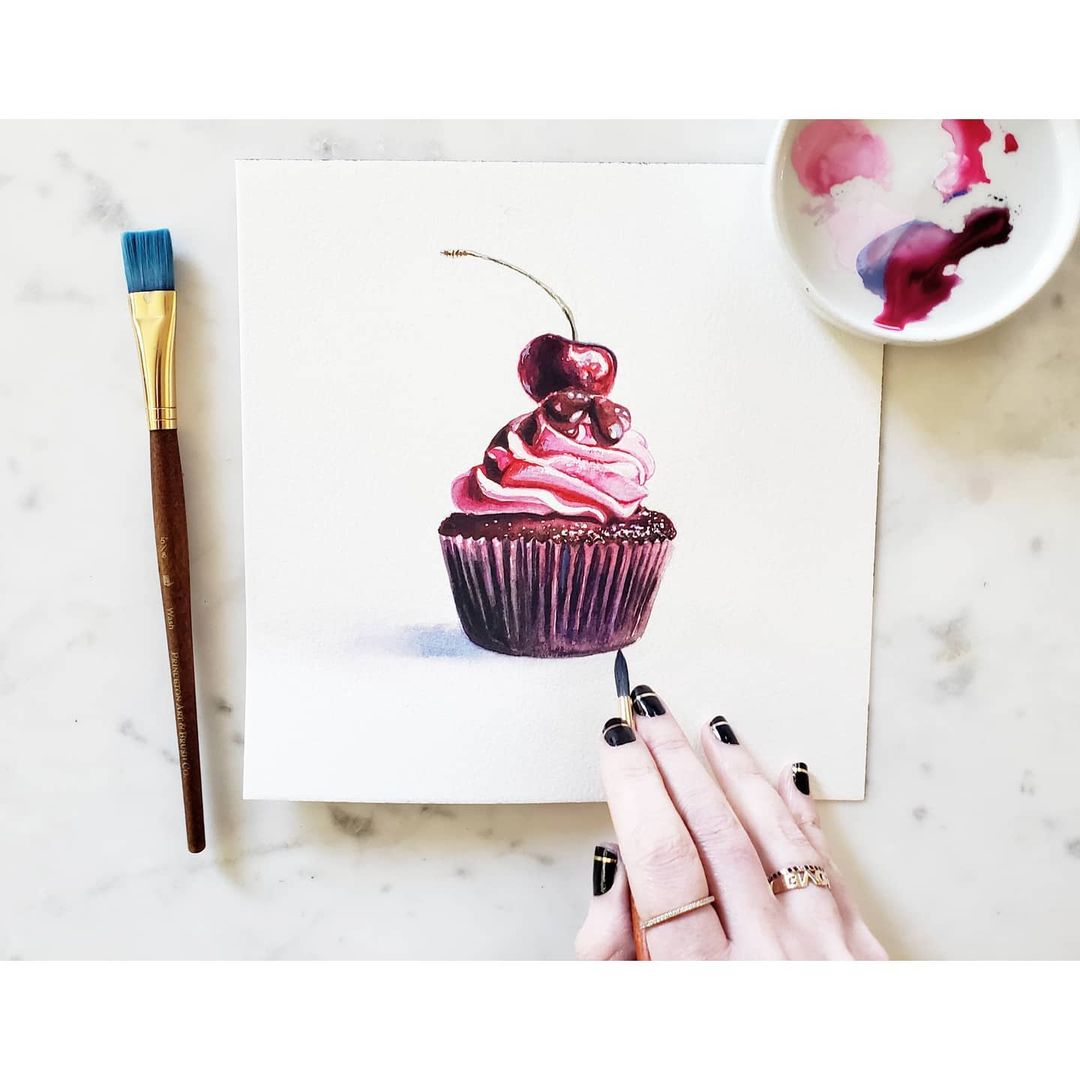 Watercolor Food Illustration