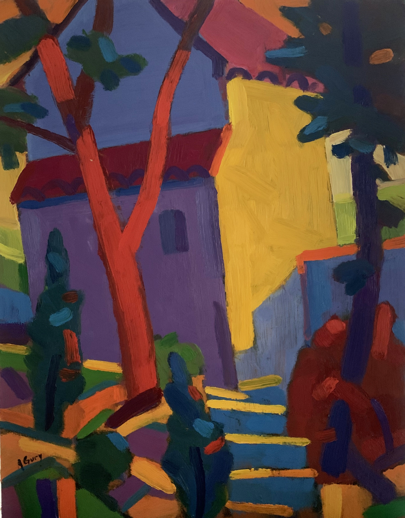 Alla Prima Landscape Painting