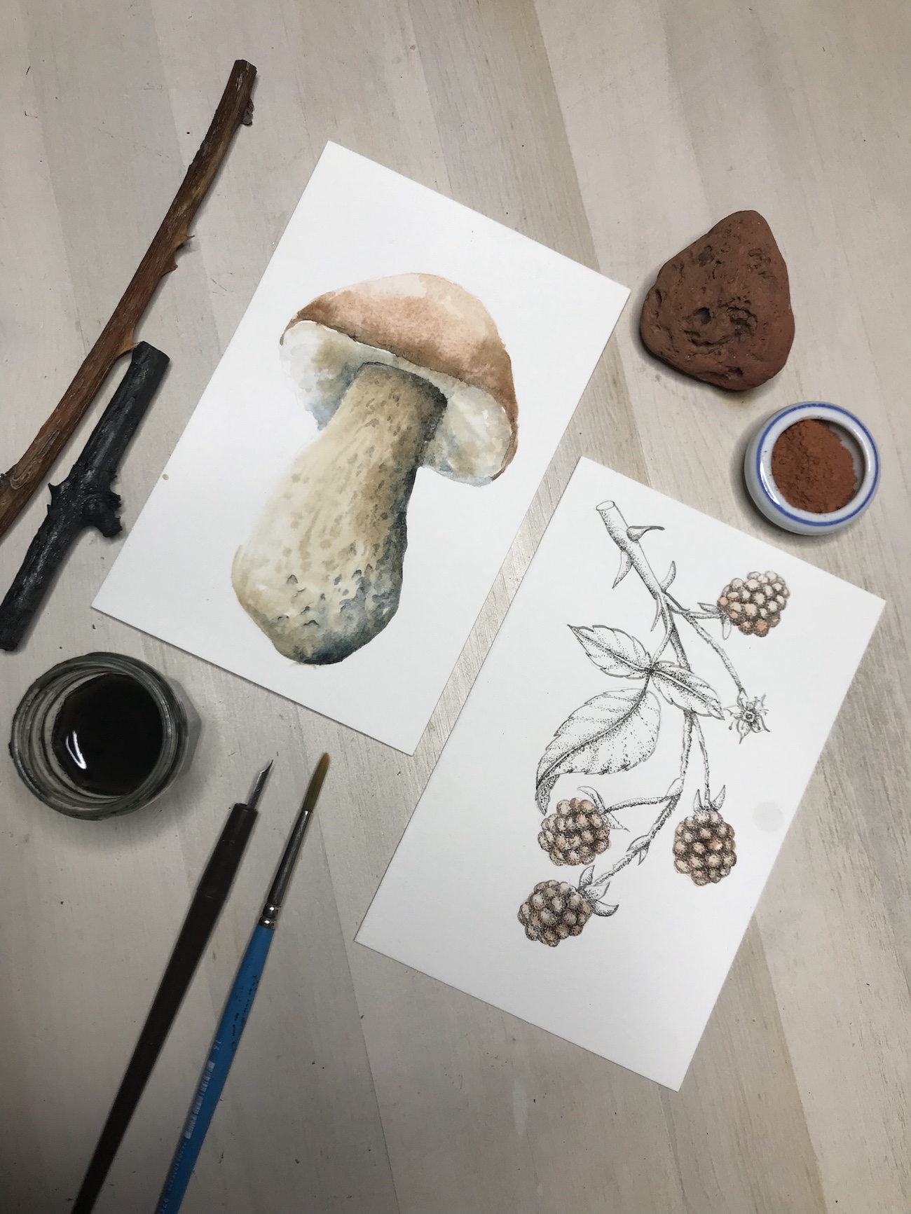Creating and Drawing with Historical Inks