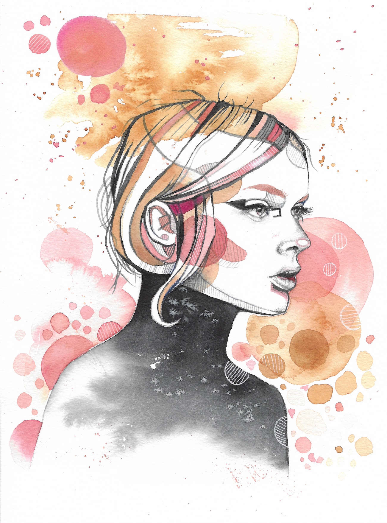 Contemporary Watercolor Portraits