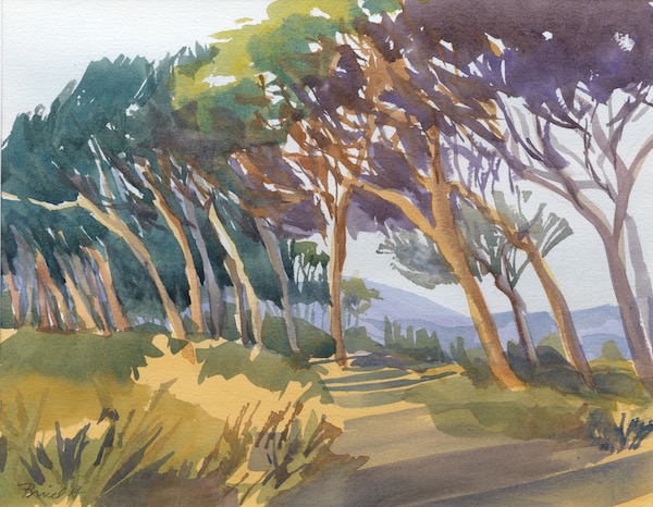 Bold Fresh Watercolor Landscapes - Beginner