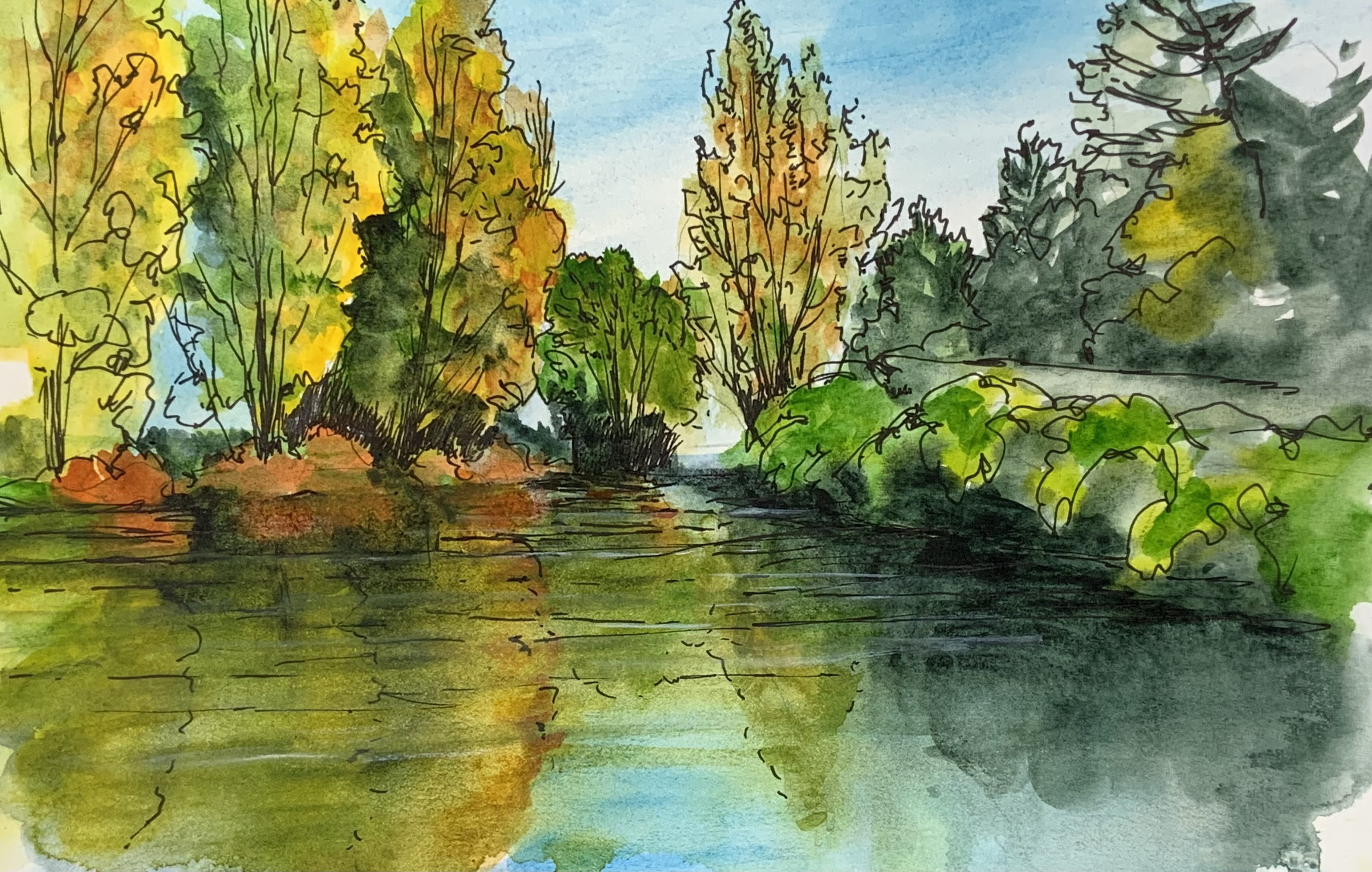 Watercolor Sketchbook - Autumn Beauty