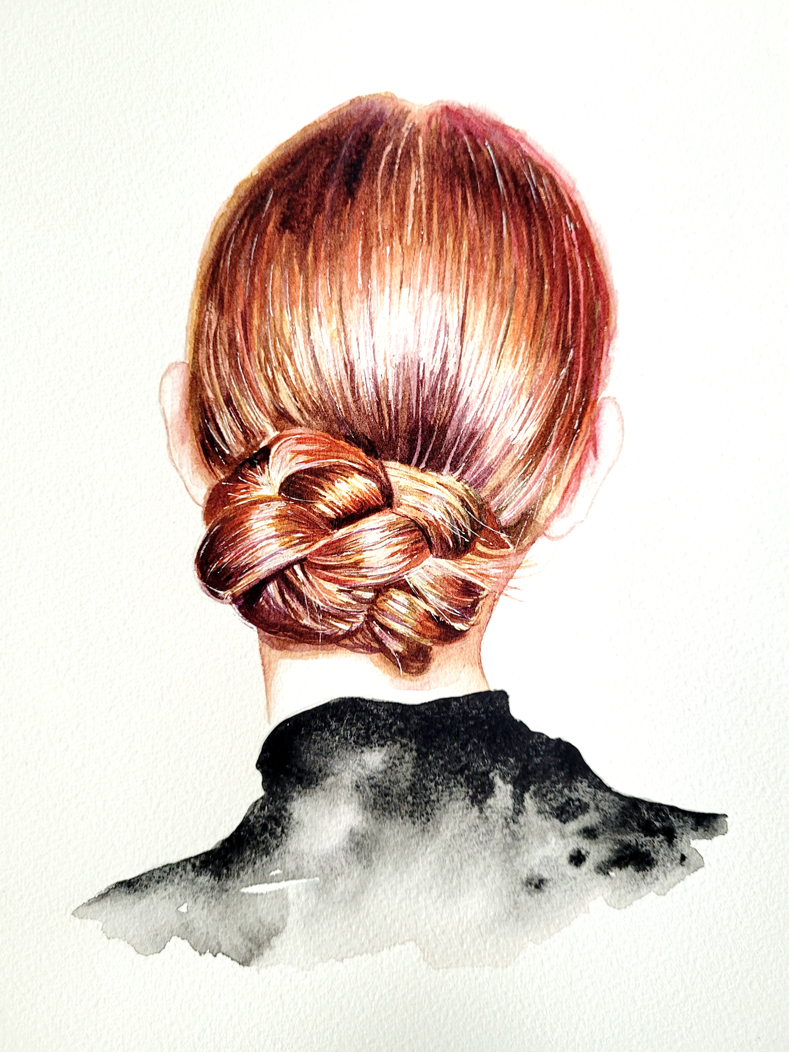 Painting Hair in Watercolor