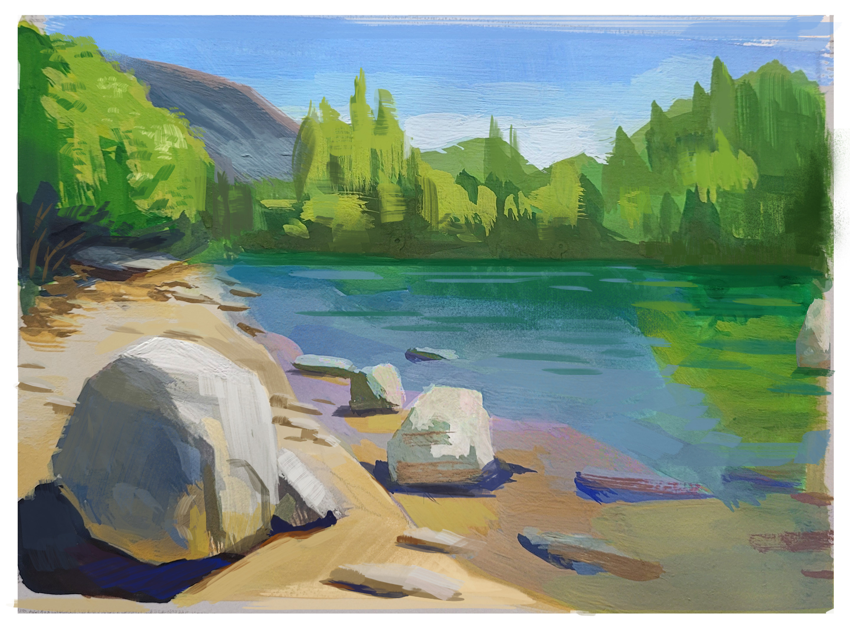 Plein Air Gouache