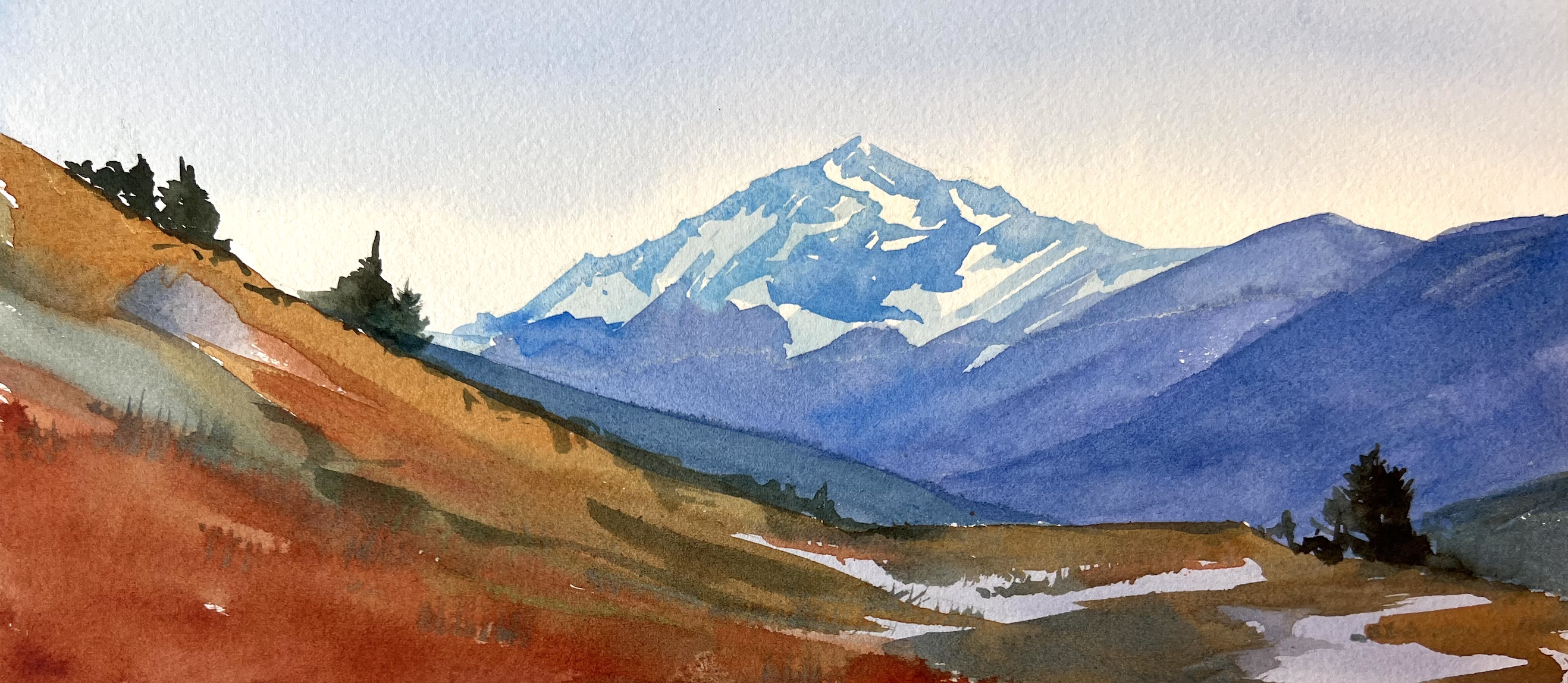 Watercolor Fall Landscapes - Intermediate to Advanced